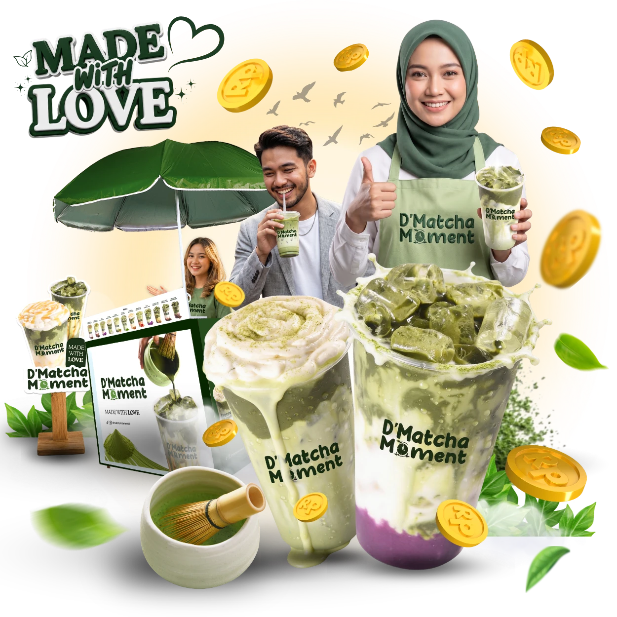 D'Matcha Moment Drink Showcase
